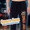 Looney Tunes Mens' Classic Space Jam Tune Squad Movie Sleep Pajama Pants Black - 3 of 3