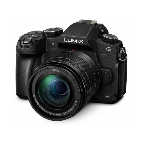 Panasonic Lumix Dmc G85 Mirrorless Camera With 12 60mm F 3 5 5 6 Lumix G Power Ois Lens Black Target