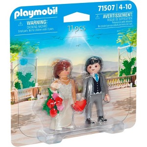 Playmobil Duo Pack Wedding Couple 71507 Mini Figure 14pc - 1 of 1