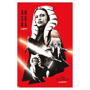 Trends International Star Wars: Ahsoka - Red Framed Wall Poster Prints - 1 of 4