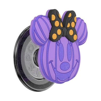 PopSockets Disney Magnetic Cell Phone Grip & Stand with MagSafe Adapter Ring - Pumpkin Mickey Mouse Purple