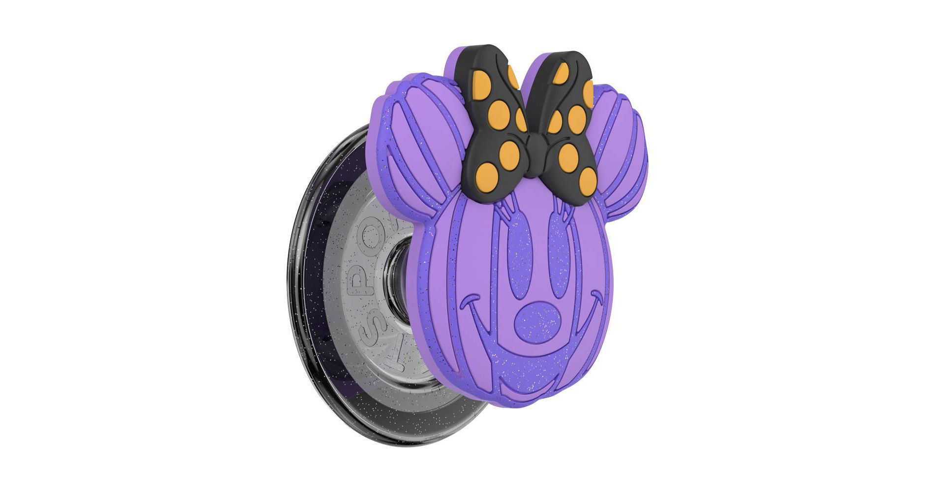 PopSockets Disney Magnetic Cell Phone Grip & Stand with MagSafe Adapter Ring - Pumpkin Mickey Mouse Purple