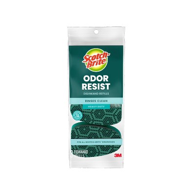 Scotch-Brite Odor Resist Heavy Duty Dishwand Refill - 3pk