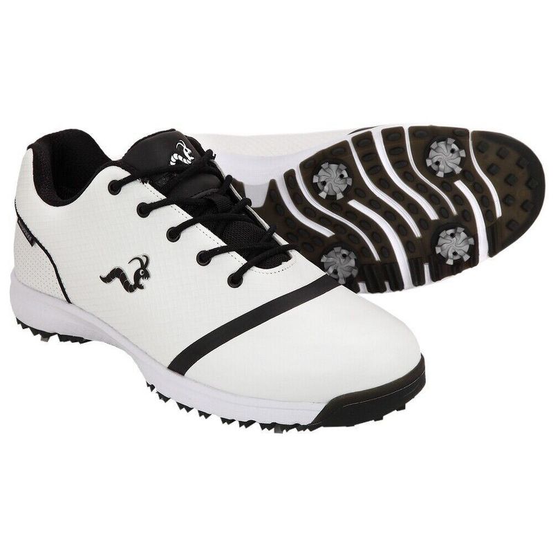 Woodworm Tour V3 Mens Waterproof Golf Shoes White/Black, 1 of 5