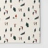 Winter Fun Quilted Jersey Throw Blanket with Faux Shearling Reverse Ivory - Room Essentials™ - 4 of 4