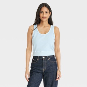 Women's Leisure Studio French Terry Tank Top - Universal Thread™ - 1 of 3