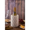 Taraz White Marble Wine Cooler - 4 of 4