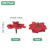 Unique Bargains Silk Rose Artificial Flower Heads Bouquet Decor - 3 of 4