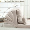 CAVINAS Polyester Convertible Lazy Sofa Chair,Folding Upholstered Lounge Chair with Adjustable Backrest,Modern Sofa Chair for Living Room - 4 of 4