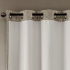 Sapphtopaz Total Blackout Curtains, Ogee Knitted Jacquard Window Curtain Panel, Privacy Assured, Machine Washable for Living Room, Bedroom - 3 of 4