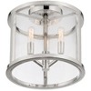 Crystorama Lighting Devon 3 - Light Flush Mount in  Polished Nickel - 3 of 4
