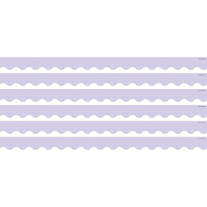 Teacher Created Resources® Lavender Scalloped Border Trim, 35 Feet Per Pack, 6 Packs - 1 of 3