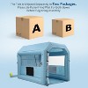 Inflatable Paint Booth,Portable Spray Shelter with Blower&3-Layer Filtration,Heavy-Duty Automotive Painting Tent for Cars, Motorcycles,DIY Projects - 2 of 4