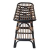 New Pacific Direct Damara Rattan Bench w/ Shelf - 3 of 4