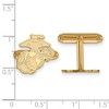 Black Bow Jewelry 14k Yellow Gold U.S. Marine Corps Cuff Links - 2 of 3