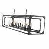 Easton 13-Light Matte Black Island Light - Farmhouse-Industrial Style, Dimmable, Damp Rated - 3 of 4