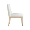 Meridian Furniture,Adrian Vegan Leather Dining Side Chair, Set of 2 - 3 of 4