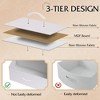 Tall 8-Drawer Fabric Dresser, Storage Tower with Fabric Bins, Double Chest of Drawers Organizer, - 4 of 4