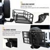 750 Lbs Heavy Duty Hitch Mount Cargo Carrier, Folding Cargo Rack Rear Luggage Basket Fits 2" Receiver for Car SUV Camping Traveling - 4 of 4