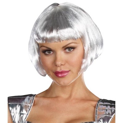 silver wig costume