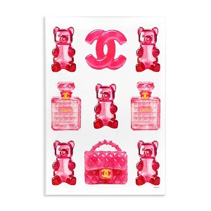 Stupell Industries Red Glam Gummy Candy Wall Plaque Art, 10" x 15" - 1 of 4