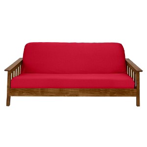 Red Jersey Futon Slipcover - Madison Industries