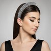 Unique Bargains Women's Bling Rhinestone Padded Hairband Hair Accessories 1.18 Inch Wide 1 Pc - 2 of 4