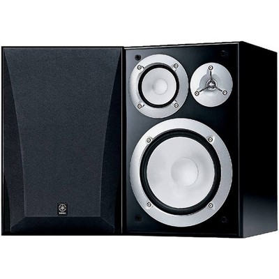 Yamaha NS6490BLK 3-Way Bookshelf Black Stereo Speakers -