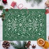 Traditional Christmas Decor Washable Area Rug Home Holiday Decor Non Slip Mat - 3 of 4
