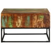 vidaXL Coffee Table 26.8 in.x26.8 in.x16.1 in. Solid Reclaimed Wood - image 2 of 4