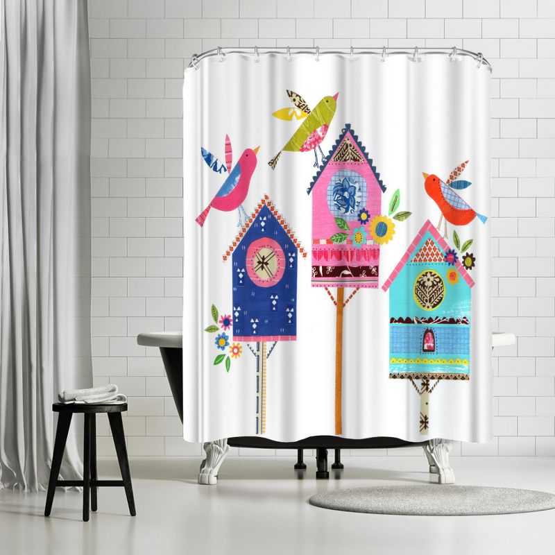 Americanflat 71" x 74" Shower Curtain by Liz and Kate Pope, 1 of 7