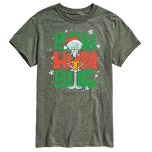 Men's - SpongeBob SquarePants - Squidward Bah Humbug Short Sleeve Graphic T-Shirt - 1 of 4