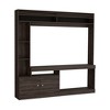 70.9" Manufactured Wood Freestanding Entertainment Center with 8 Shelves, Bookcases, and Two-Door Cabinet for Living Room - 2 of 4