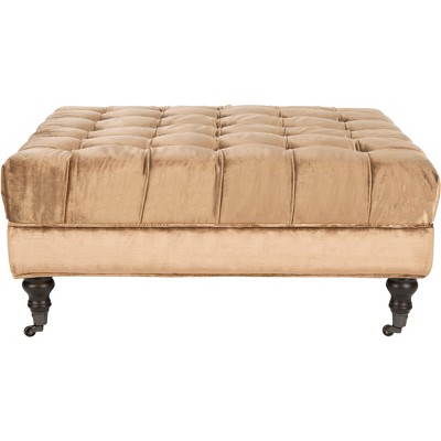 Clark Tufted Cocktail Ottoman  - Safavieh