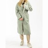 Women's OVERSIZE BELTED TRENCH COAT - Fore - 3 of 4