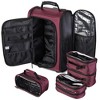 Byootique Portable Makeup Case Cosmetic Rolling Carry-on Bag Shoulder Organizer - 3 of 4