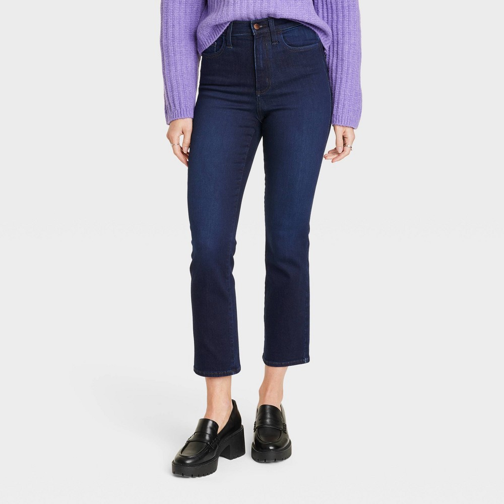 Women's High-Rise Bootcut Jeans - Universal Thread™ Dark Blue 2
