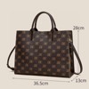 Paaaawaters leather tote bag 2024 new luxury middle-aged mother bag large capacity ladies handbag - 2 of 4