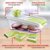 Brentwood Mandollin Slicer with 5 Cup Storage Container and 4 Interchangeable Stainless Steel Blades in Green - 2 of 4