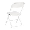 Flash Furniture Hercules Big and Tall Commercial Folding Chair - Extra Wide 650LB. Capacity - Durable Plastic - 4-Pack - 3 of 4
