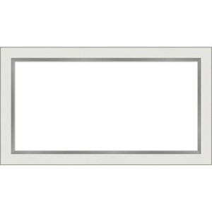 Amanti Art Eva Black Silver Narrow Framed Dry Erase Magnetic Board - 1 of 4