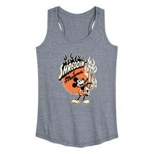 Women's - Disney - Shreddin And Strummin Graphic Racerback Tank - 1 of 4