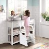 Foldable Step Stool for Bathroom Sink, Toddler Adjustable 2 Steps Stool with Handles, Kids Step Stool for Kitchen Counter, Toilet Potty Training - 2 of 4