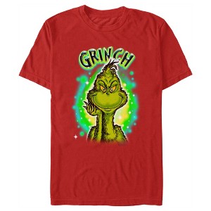 Men's Dr. Seuss Airbrush Grinch T-Shirt - 1 of 4