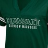 NCAA Hawaii Rainbow Warriors Women's White Jersey - 3 of 3
