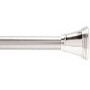 Home Mart Goods Chrome Metal Shower Curtain Tension Rod Rust Resistant Non-Slip - 42"-72" - 4 of 4