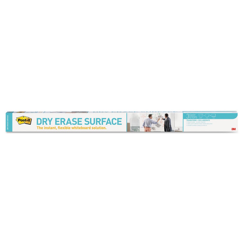 UPC 051141396781 product image for Post-it Flexible Dry Erase Surface with Adhesive Backing, 96