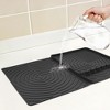 REGALWOVEN Silicone Dish Drying Mat for Kitchen Counter, Easy Clean Kitchen Mat, Silicone Mat, Fits Under Dish Rack 1 Pc - 3 of 4