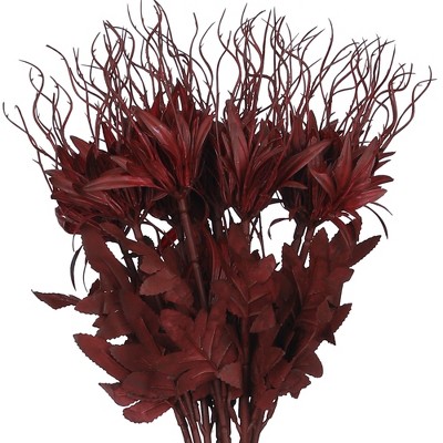 REGALWOVEN Plastic Home Decor Artificial Epiphyllum Flower 28.7" 10 Pcs