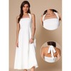 INSPIRE CHIC Women's Halter Neck Sleeveless A-Line Midi Summer Dress - 2 of 4